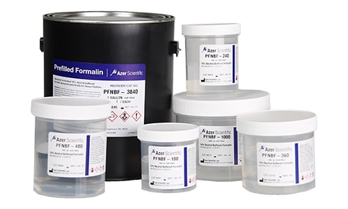Prefilled Formalin Containers